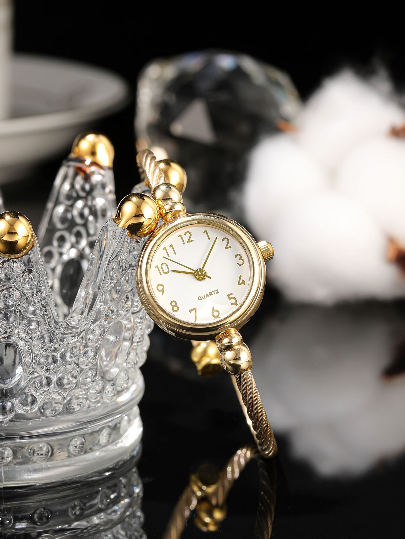 Fashion Women Watch - 1pc Vintage Retro Roman Numeral Women