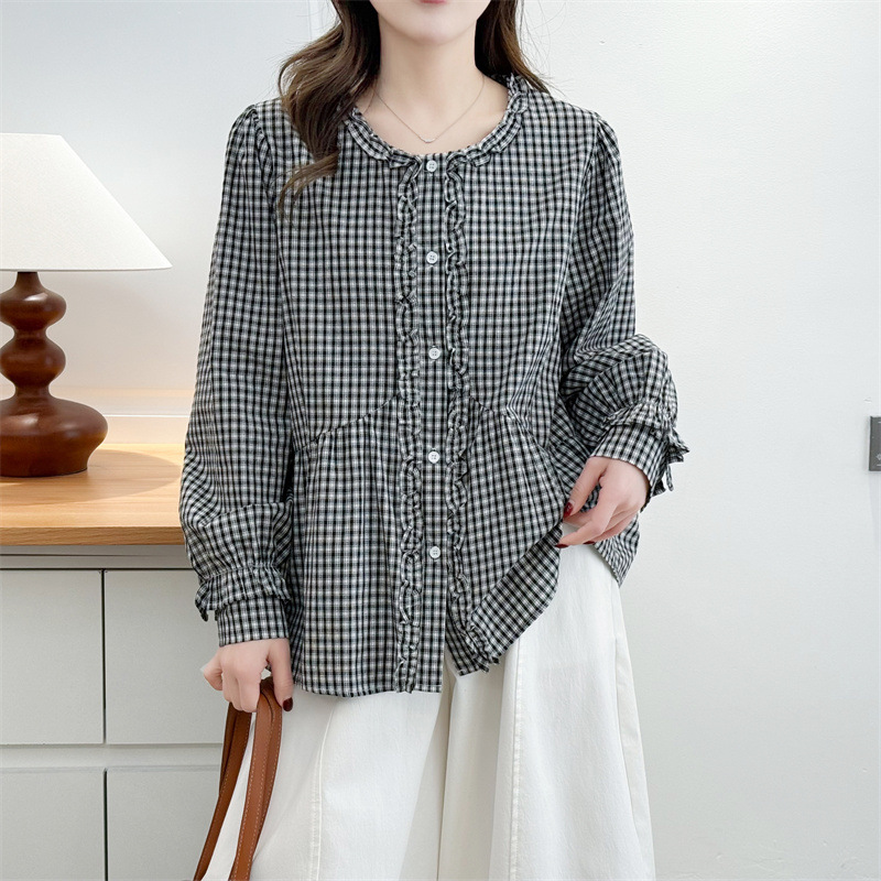 XXXXL Fashion Plus Size Woman  - Puff Sleeve Blouse avaliação e preço