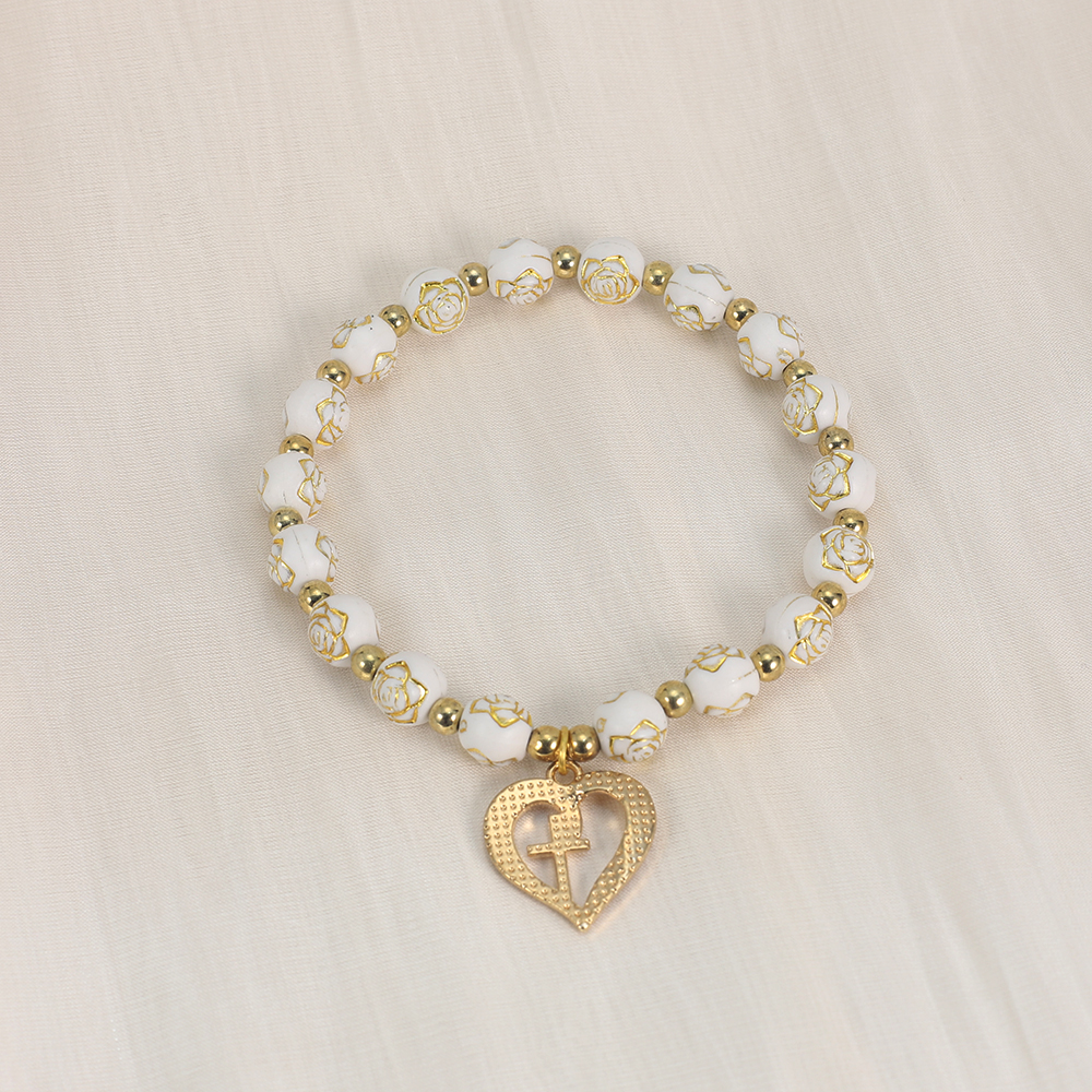 Exquisite Heart shaped cross R - Women'S Fashion Vogue avaliação e preço