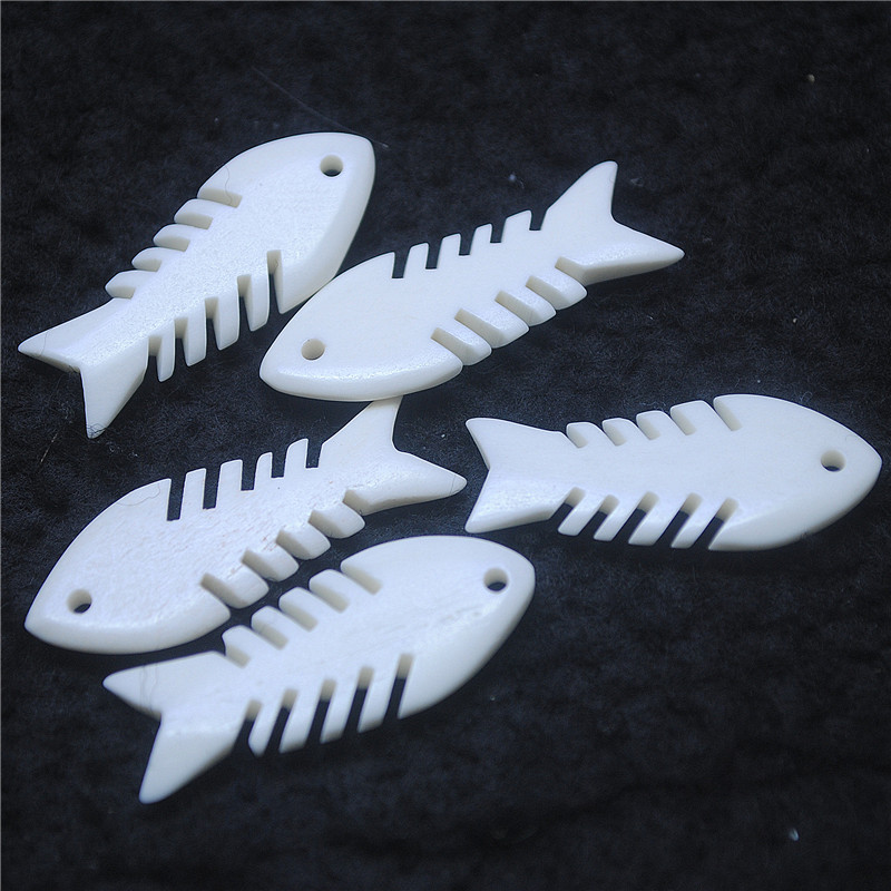 5PCS New White Bone Pendants 3 - Women Fashion Nz avaliação e preço
