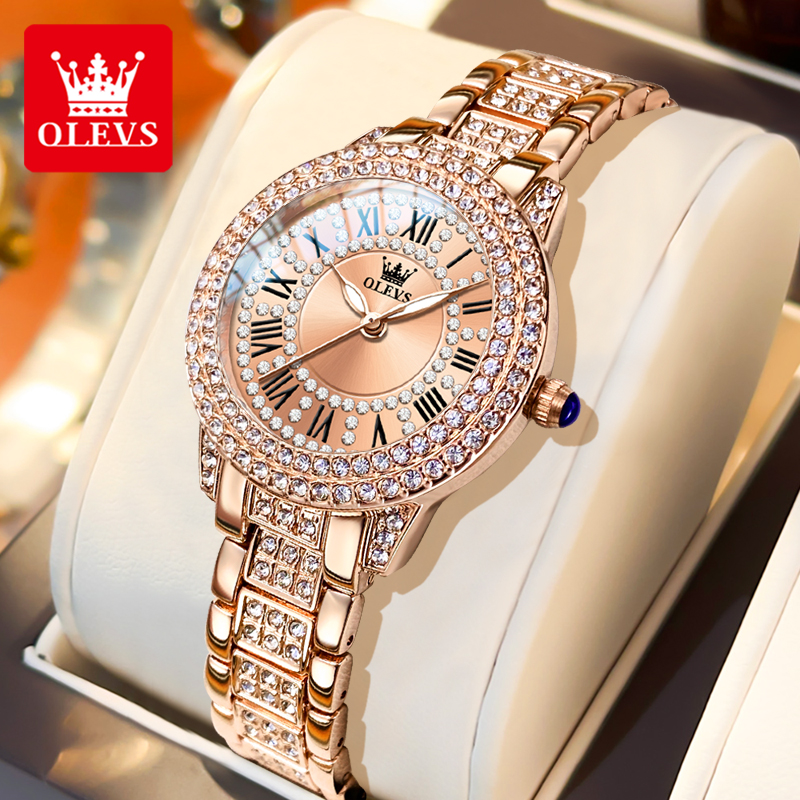 OLEVS Luxury Fashion ladies' w - Women'S Fashion Trends avaliação e preço