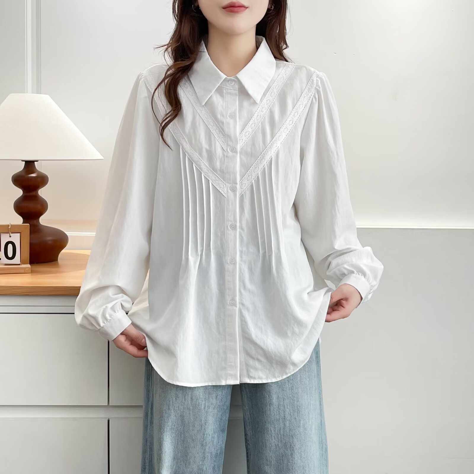 XXXXL Fashion Plus Size Women' - Puff Sleeve Blouse avaliação e preço
