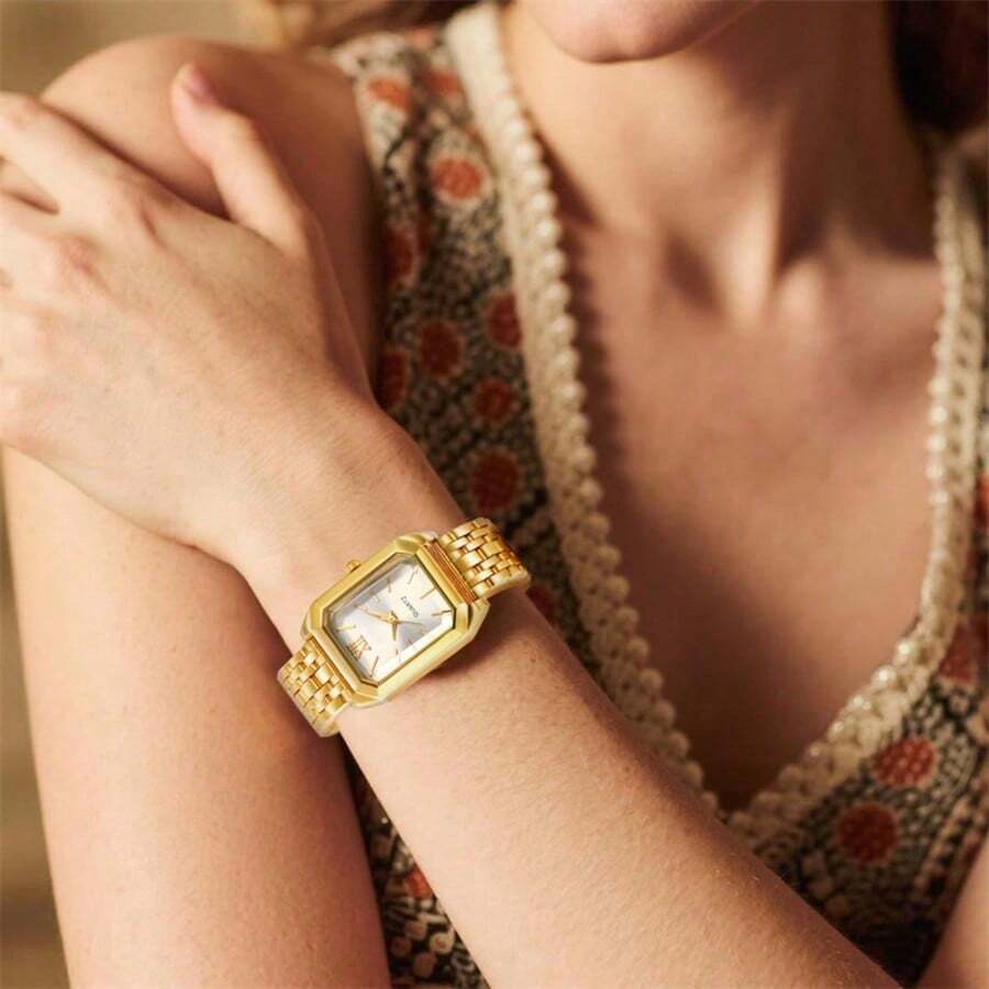 Womens Square Case Quartz Watc - Fashion Women Watch avaliação e preço