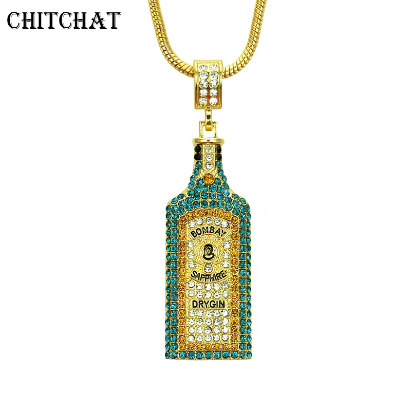 Big Wine bottle Necklaces Full - Women'S Fashion Vogue avaliação e preço