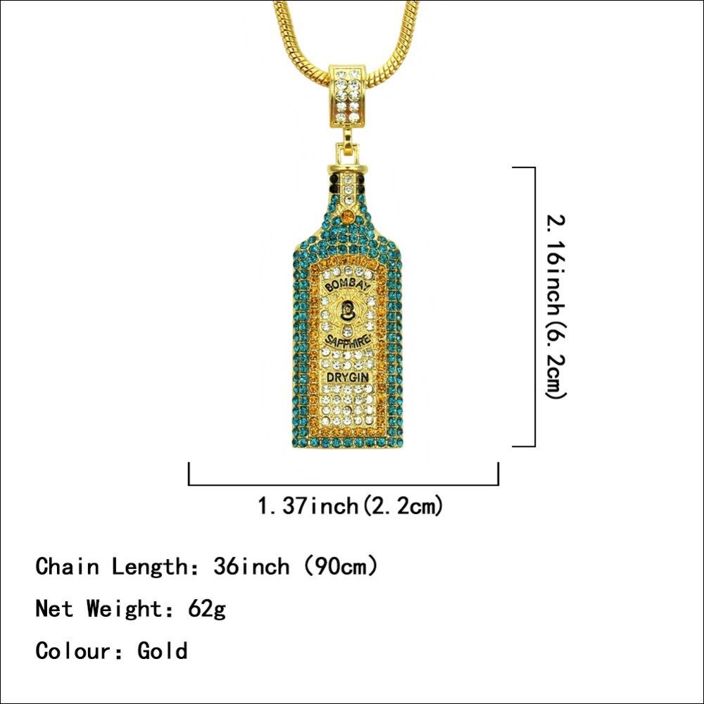 Big Wine bottle Necklaces Full - Women'S Fashion Vogue avaliação e preço