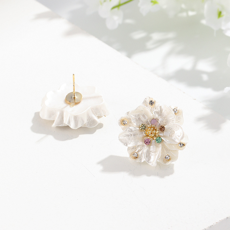 New Jewelry Shell Flower Tempe - Women Fashion Nz avaliação e preço