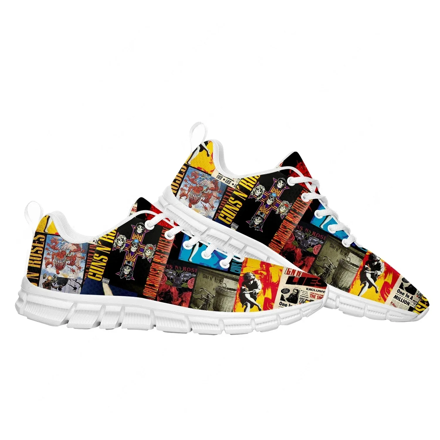 Guns N Roses Heavy Metal Rock  - Women'S Fashion Gym Shoes avaliação e preço