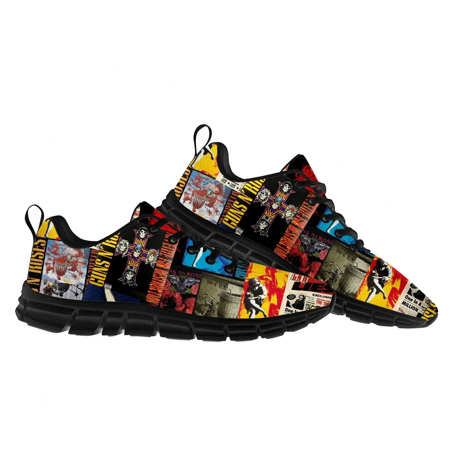 Guns N Roses Heavy Metal Rock  - Women'S Fashion Gym Shoes avaliação e preço