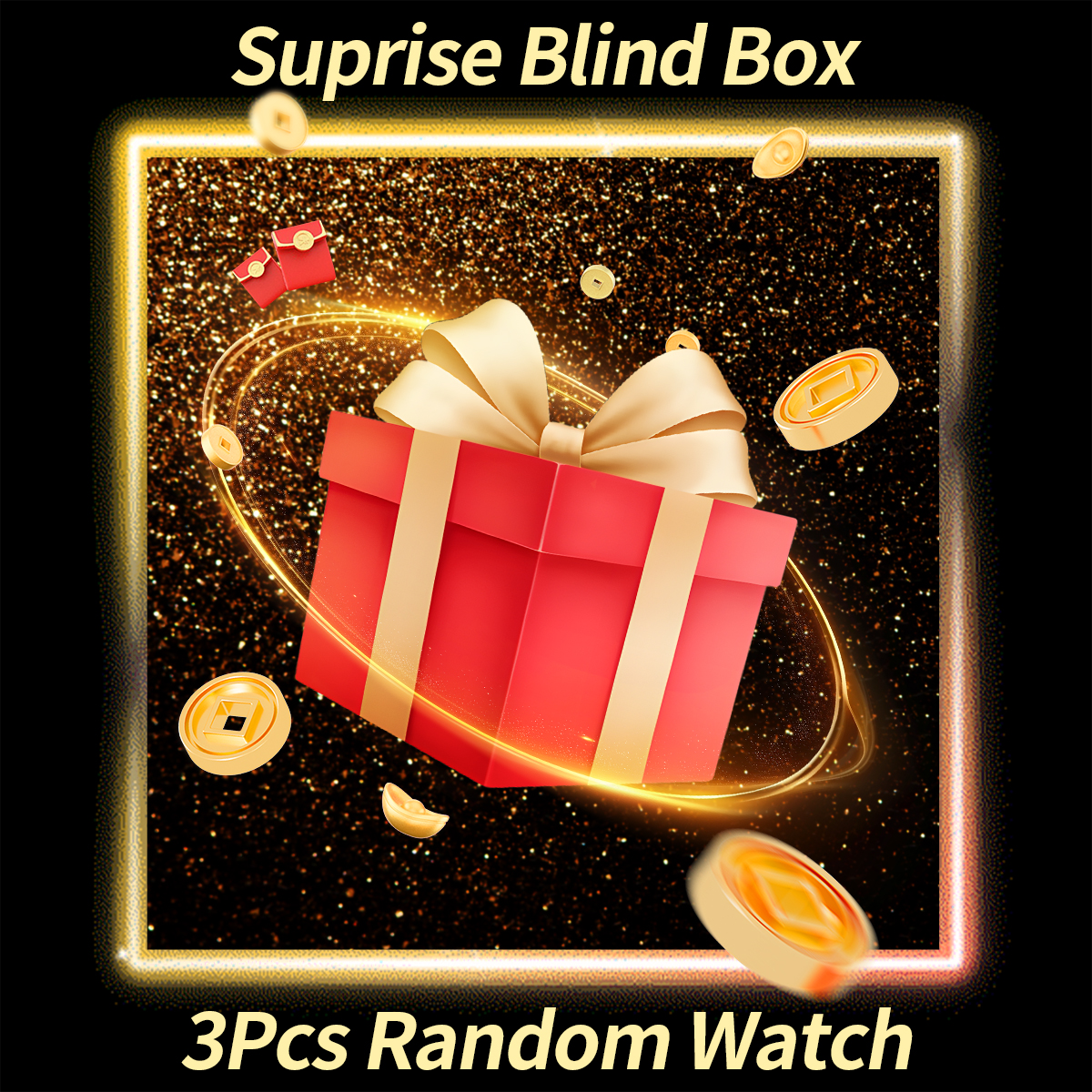 3PCS Surprise Mystery Box-Fash - Fashion Women Watch avaliação e preço
