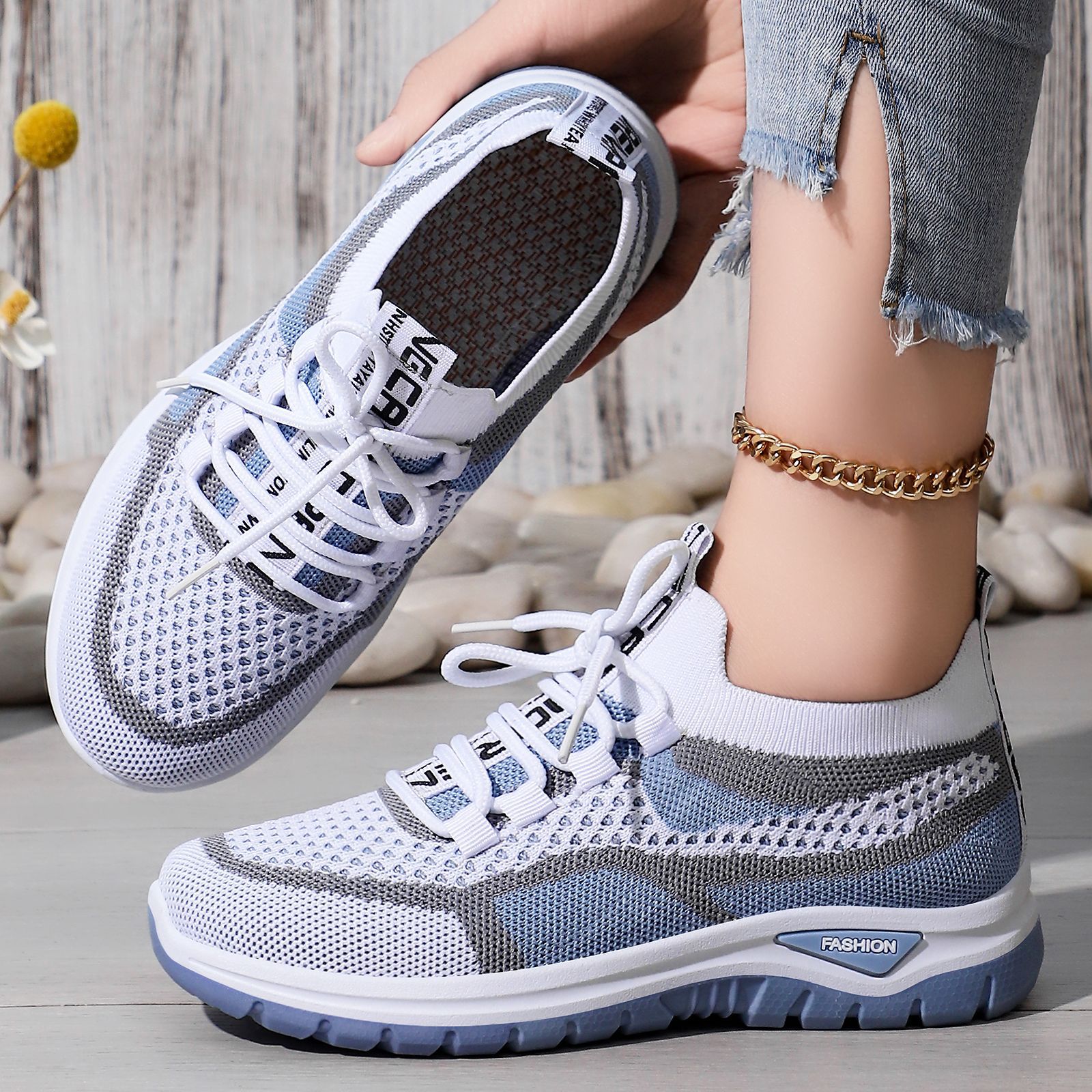 Women's Casual Shoes Air Mesh  - Women'S Fashion Gym Shoes avaliação e preço