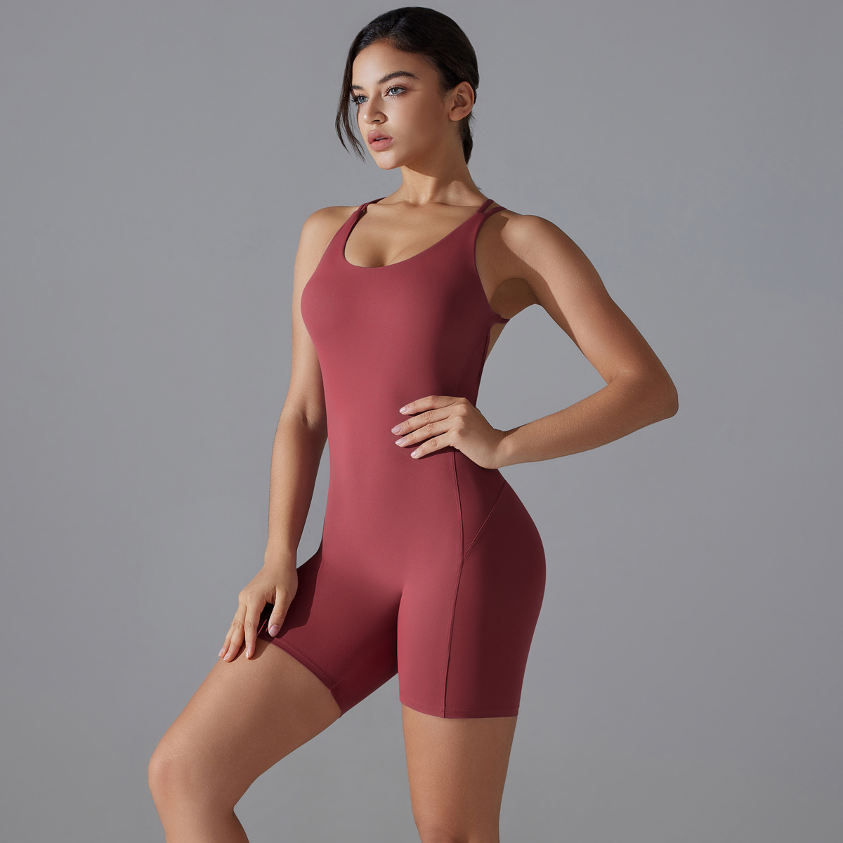 Yoga Set Sexy Backless Sporty  - Women'S Fashion Overalls avaliação e preço