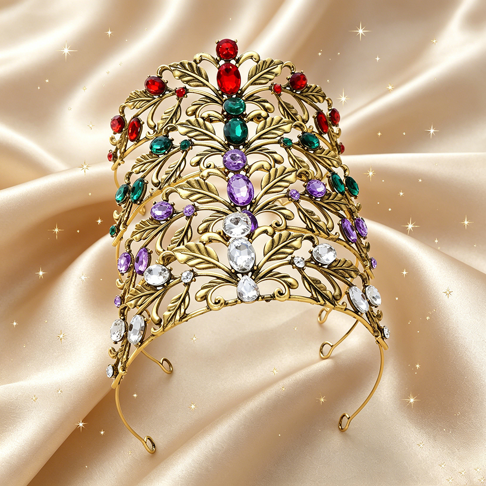 Vintage Leaf Rhinestone Bridal - Women Queen Fashion avaliação e preço