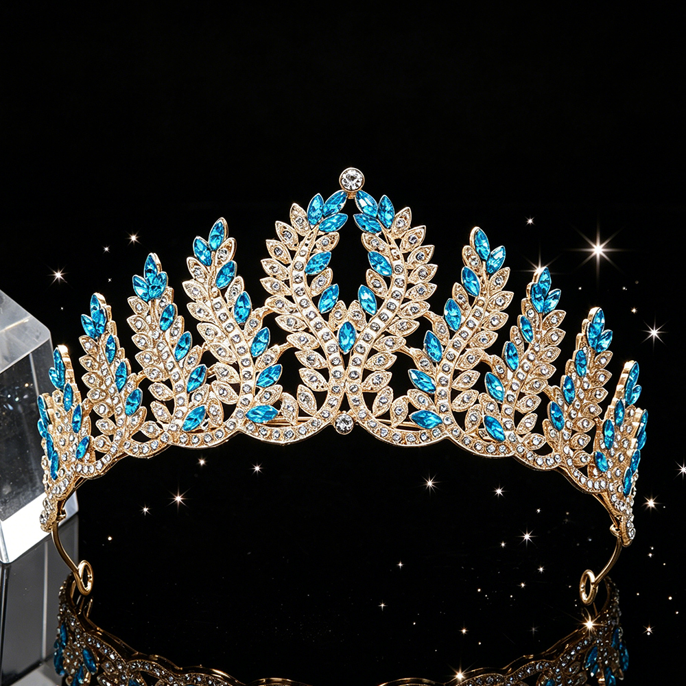 Fashion Baroque Bridal Tiara S - Women Queen Fashion avaliação e preço