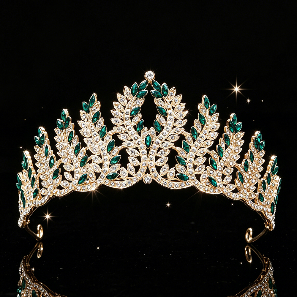 Fashion Baroque Bridal Tiara S - Women Queen Fashion avaliação e preço