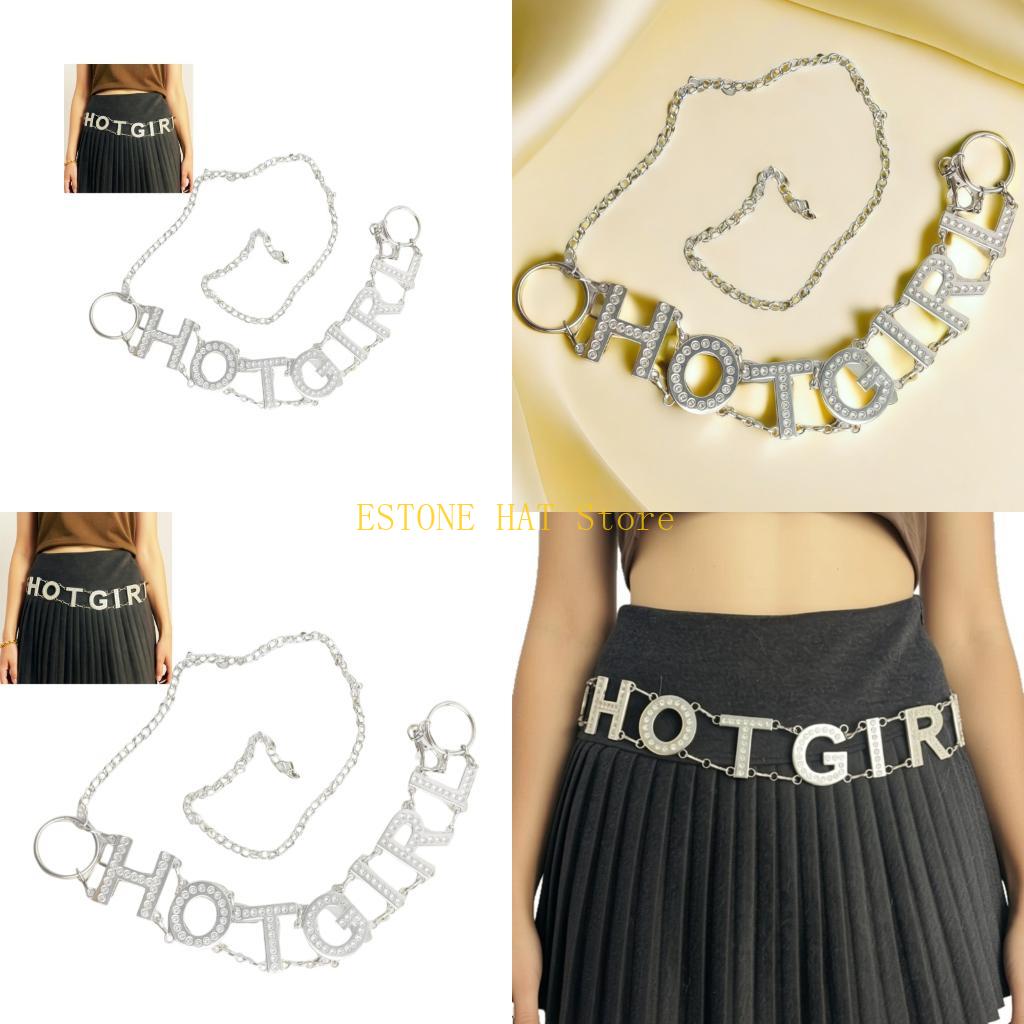 49MF Metal Letter Rhinestones  - Women'S Y3K Fashion avaliação e preço
