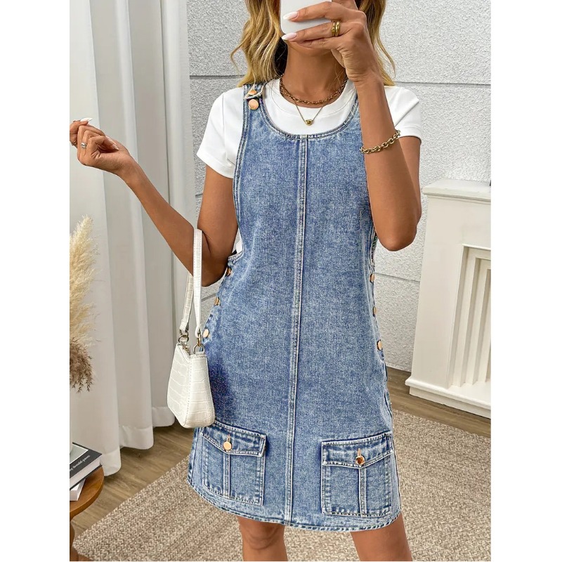Summer 2026 New American Denim - Women'S Fashion Overalls avaliação e preço