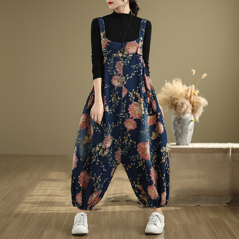 Loose Casual Denim Overalls fo - Women'S Fashion Overalls avaliação e preço