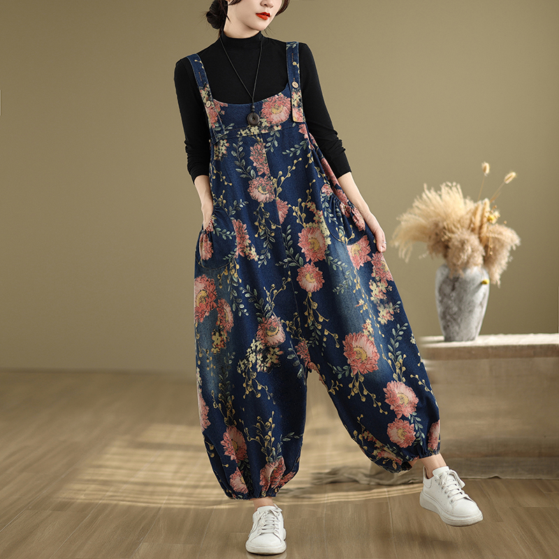 Loose Casual Denim Overalls fo - Women'S Fashion Overalls avaliação e preço