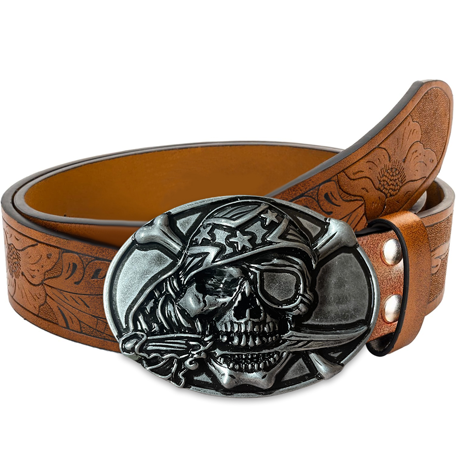 Bite Knife Skull Belt Exquisit - Women Fashion Nz avaliação e preço