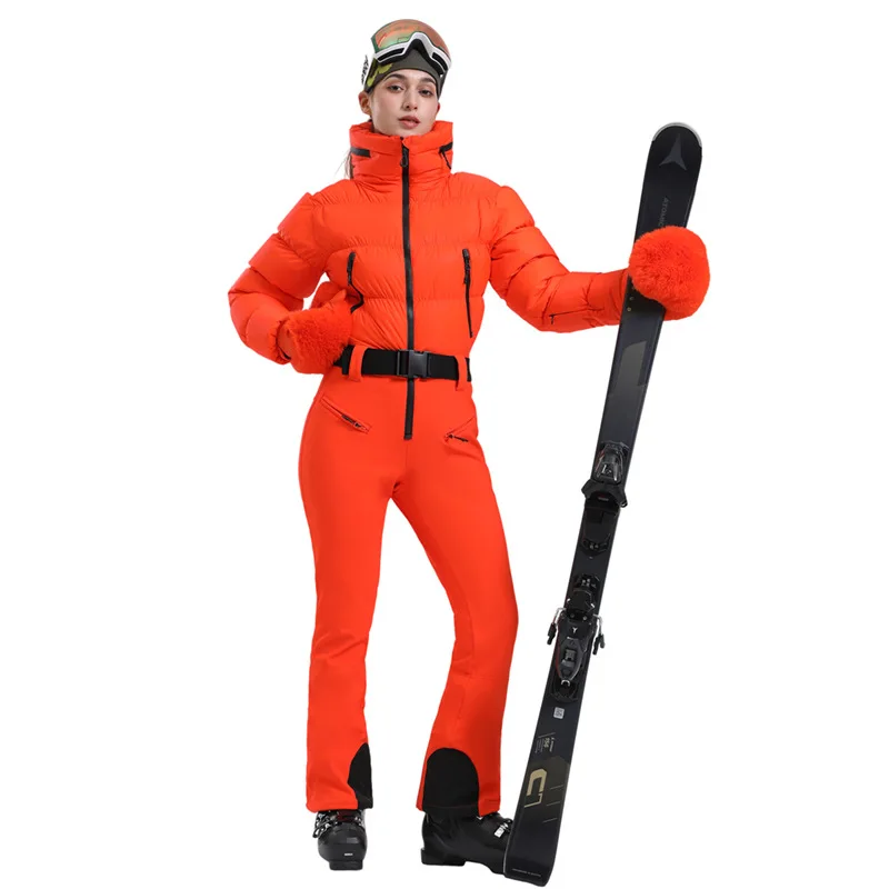 2025 One Piece Skiing Suits Fe - Women'S Fashion Overalls avaliação e preço