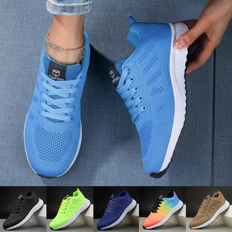 Women's Sneakers Breathable Kn - Women'S Fashion Gym Shoes avaliação e preço