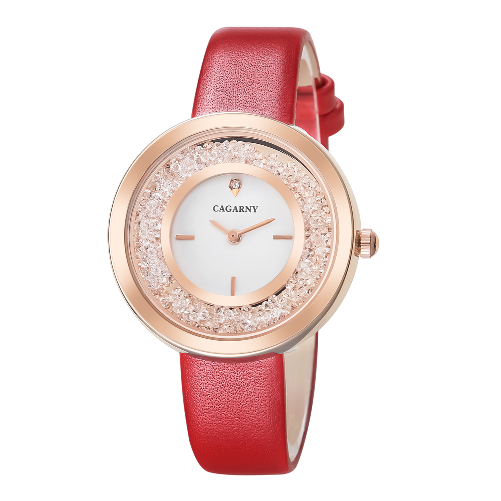 Luxury Brand Cagarny Quartz Wa - Women'S Fashion Vogue avaliação e preço