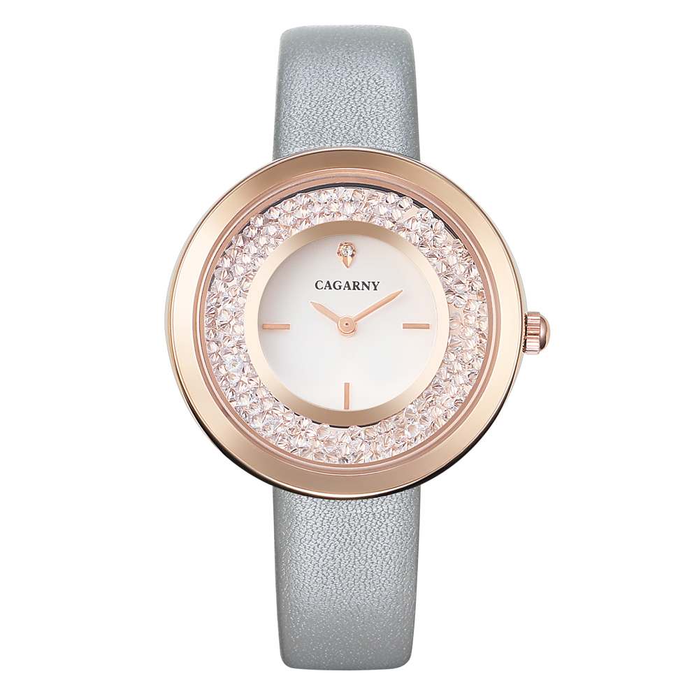 Luxury Brand Cagarny Quartz Wa - Women'S Fashion Vogue avaliação e preço