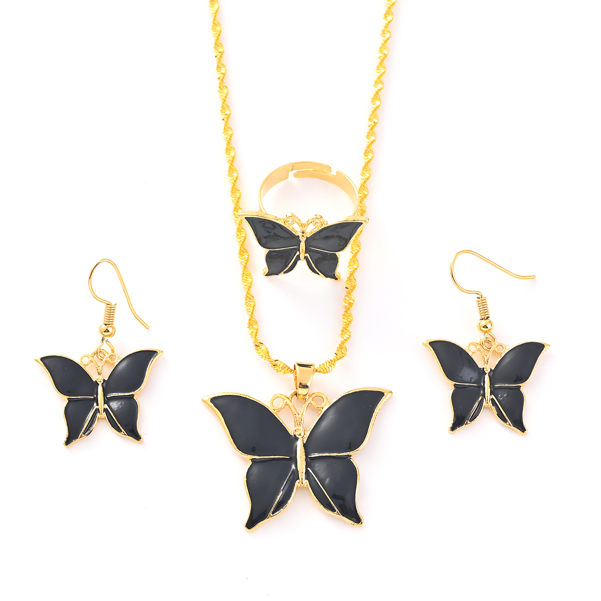 Stylish Butterfly Pendant Neck - Women Fashion Png avaliação e preço