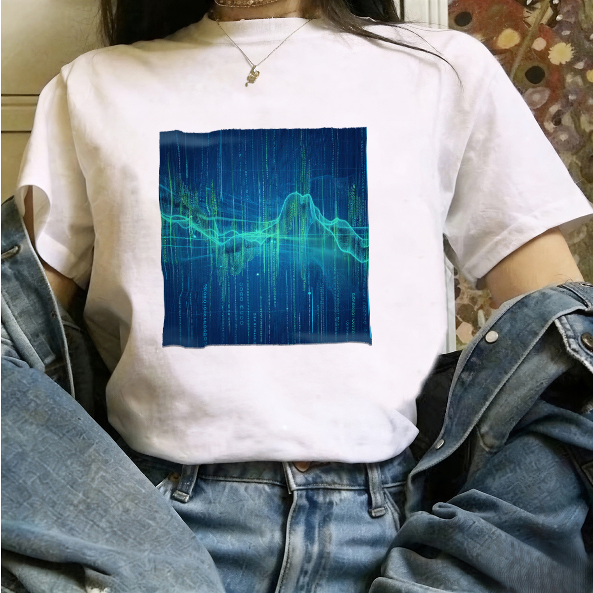 T Shirts Vintage Oversized Hoo - Women Fashion History avaliação e preço