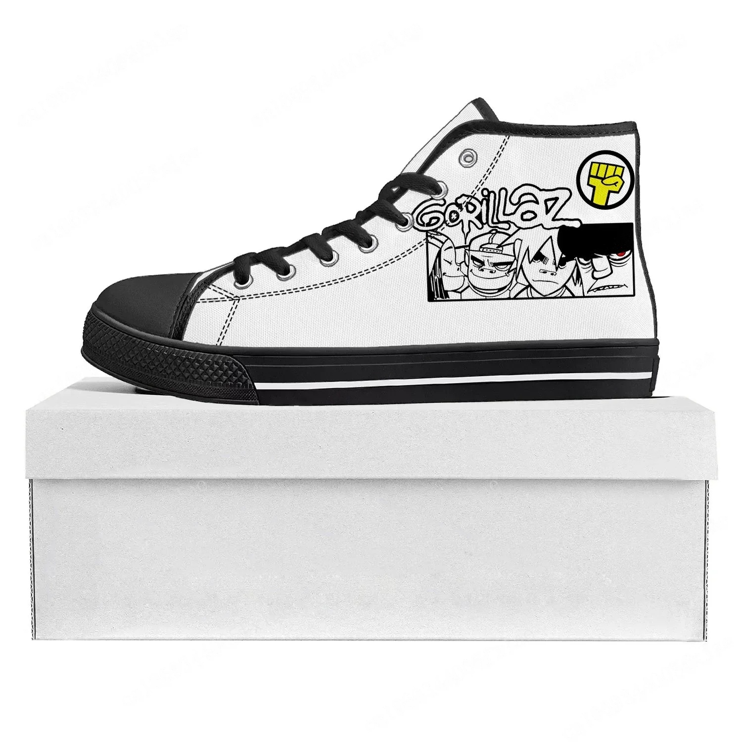 Gorillaz Band High Top High Qu - Women'S Fashion Gym Shoes avaliação e preço