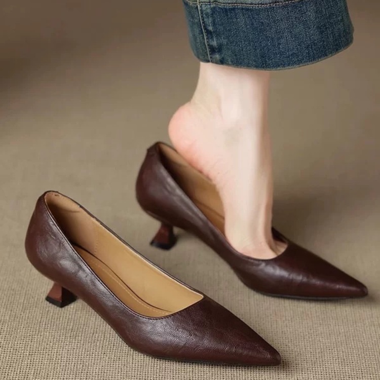 Simple Stiletto Single Shoes A - Women Fashion Simple avaliação e preço