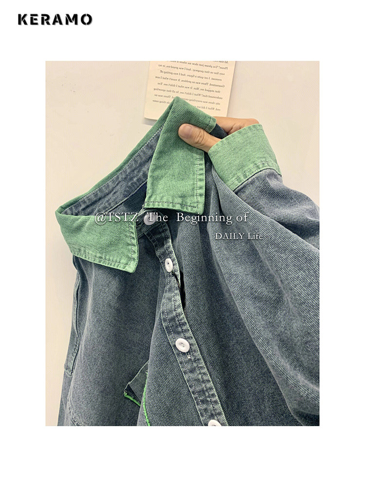 2023 Autumn Women Korean Fashi - Women Fashion Jeans Top avaliação e preço