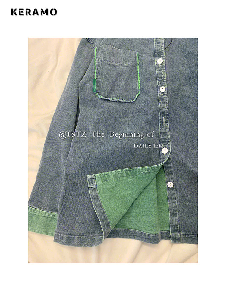 2023 Autumn Women Korean Fashi - Women Fashion Jeans Top avaliação e preço