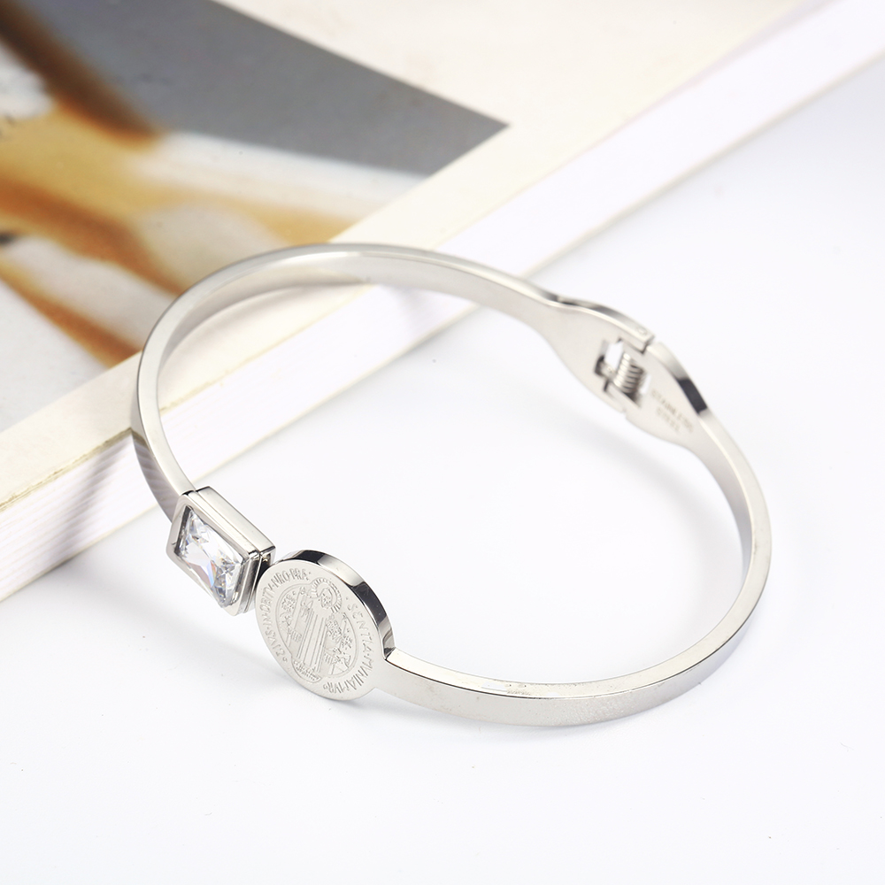 OUFEI Bangles Stainless Steel  - Women'S Fashion Vogue avaliação e preço