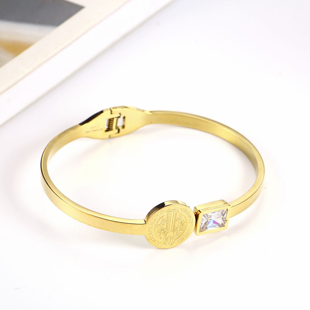OUFEI Bangles Stainless Steel  - Women'S Fashion Vogue avaliação e preço