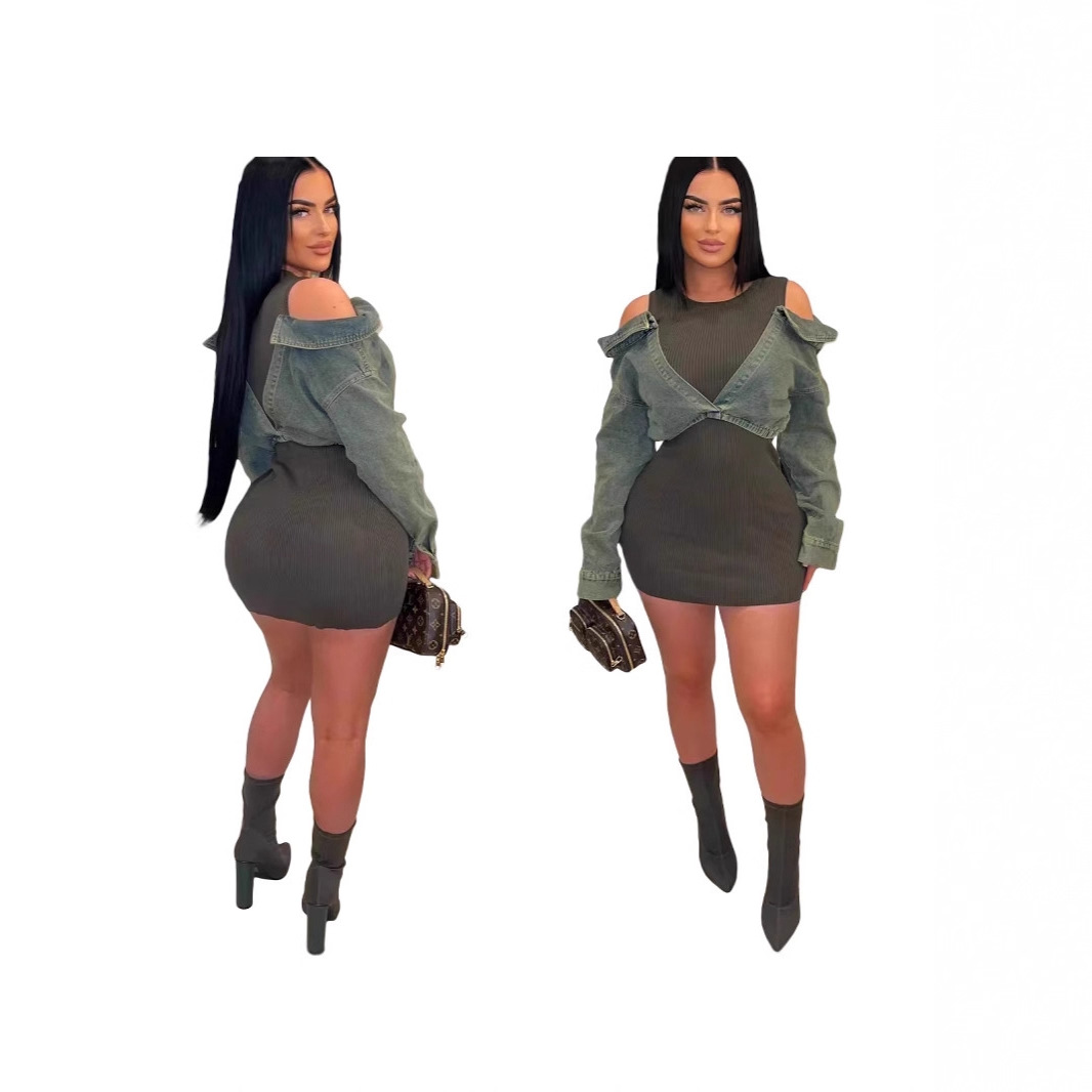Women Denim Bodycon Jumpsuit D - Women'S Fashion Overalls avaliação e preço