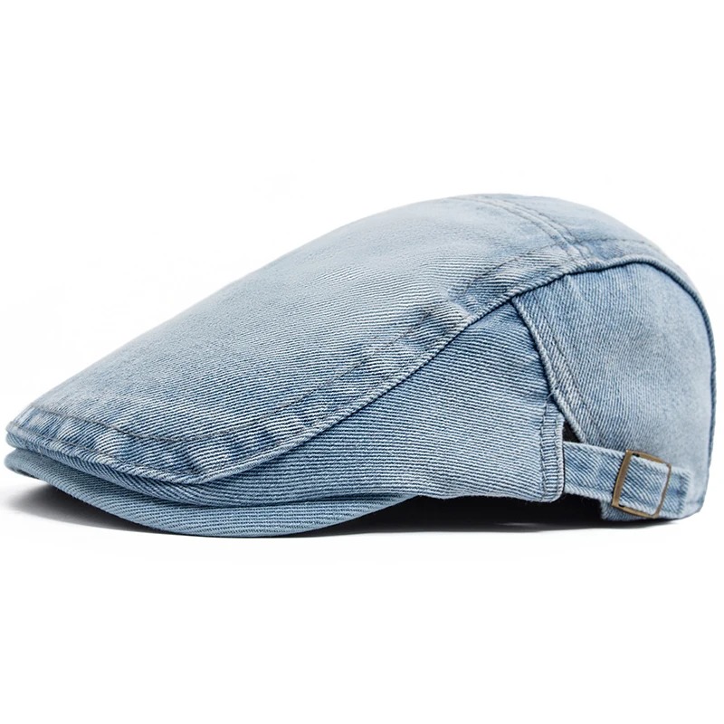 New Denim Cotton Beret Men Vin - Women Fashion Nz avaliação e preço