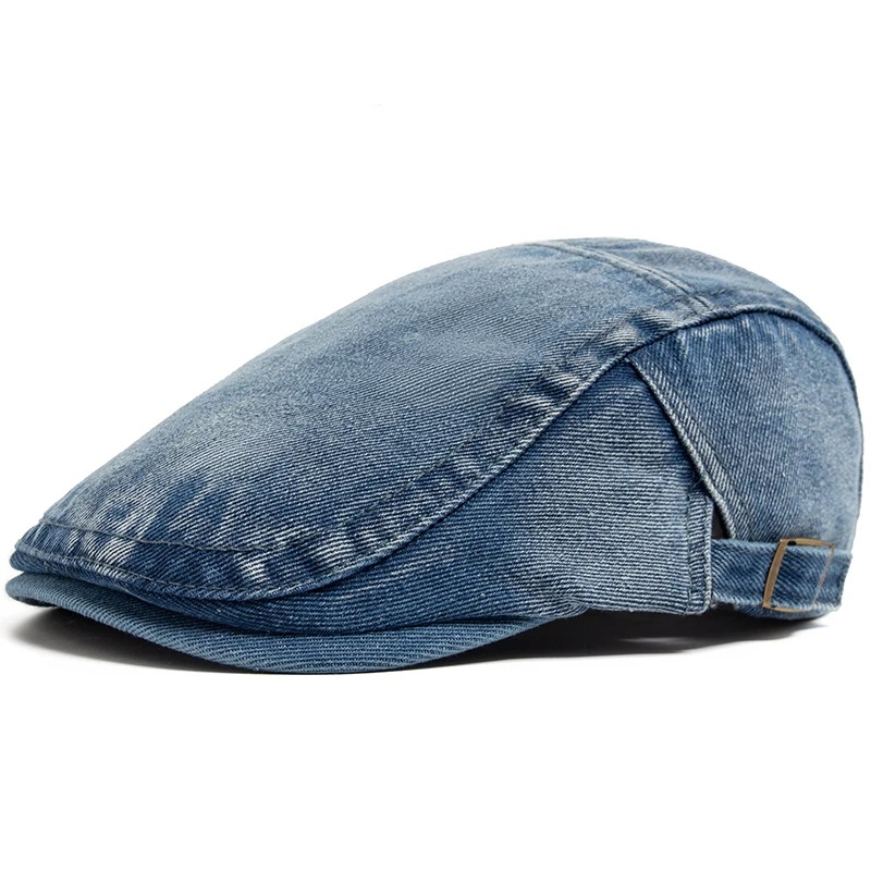 New Denim Cotton Beret Men Vin - Women Fashion Nz avaliação e preço