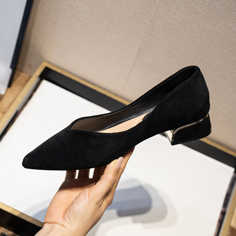 Women's Pointed Toe Simple OL  - Women Fashion Simple avaliação e preço