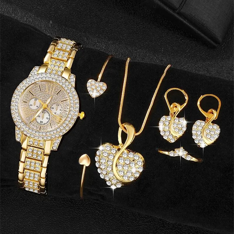 Women's Quartz Watch Gold Luxu - Fashion Women Watch avaliação e preço