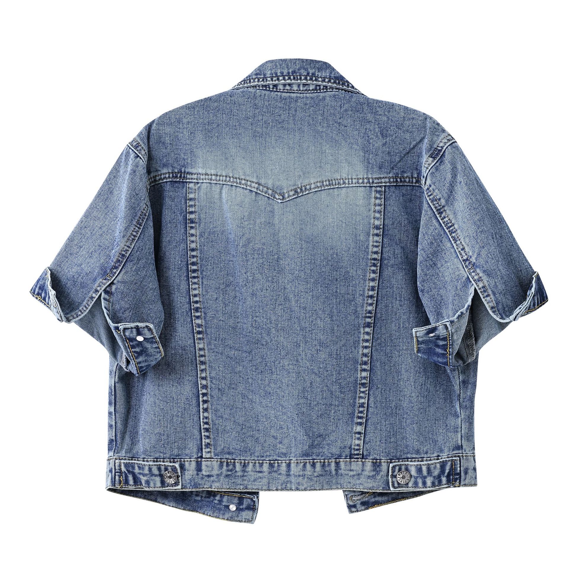 2026 Women Denim Jacket New Fa - Women Fashion Jeans Top avaliação e preço