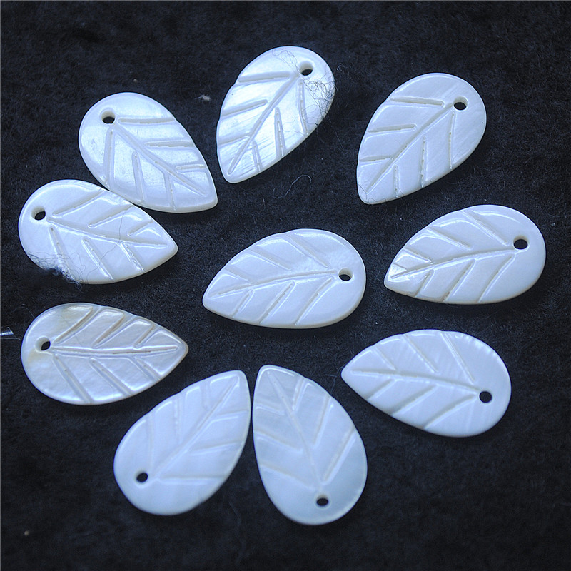 30PCS White Shell Leaf Shape 8 - Women Fashion Nz avaliação e preço