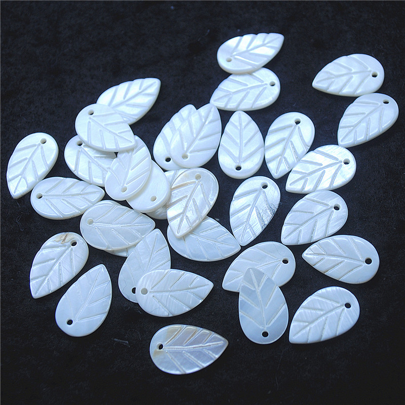 30PCS White Shell Leaf Shape 8 - Women Fashion Nz avaliação e preço