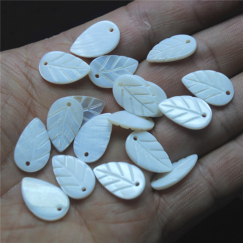 30PCS White Shell Leaf Shape 8 - Women Fashion Nz avaliação e preço