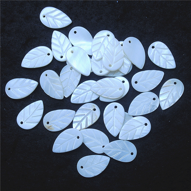 30PCS White Shell Leaf Shape 8 - Women Fashion Nz avaliação e preço