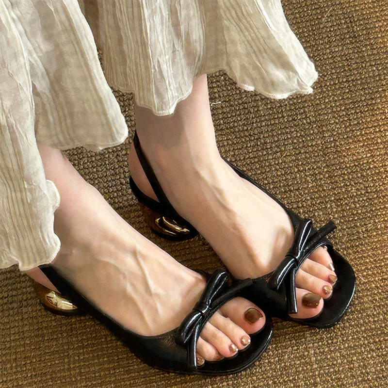 Women Bow High Heels Sandals F - Women'S Fashion Trends avaliação e preço