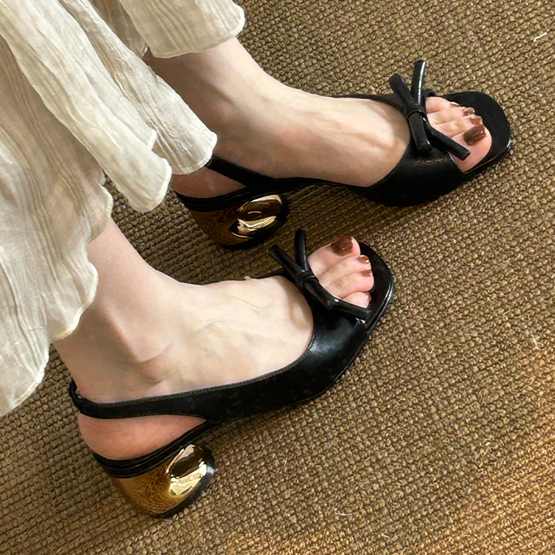 Women Bow High Heels Sandals F - Women'S Fashion Trends avaliação e preço