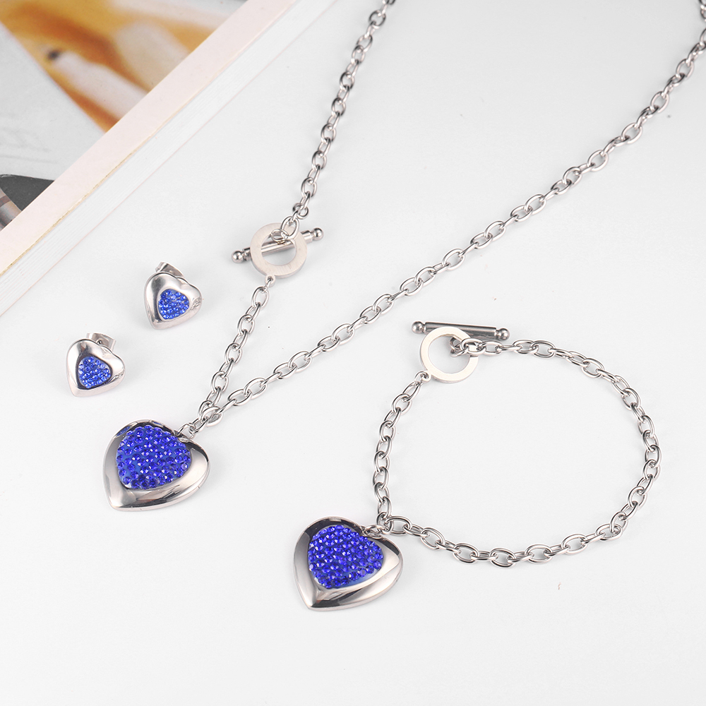 OUFEI Stainless Steel Heart Ne - Women'S Fashion Vogue avaliação e preço