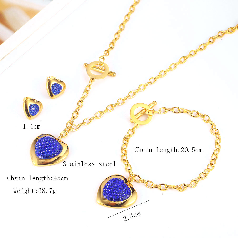 OUFEI Stainless Steel Heart Ne - Women'S Fashion Vogue avaliação e preço