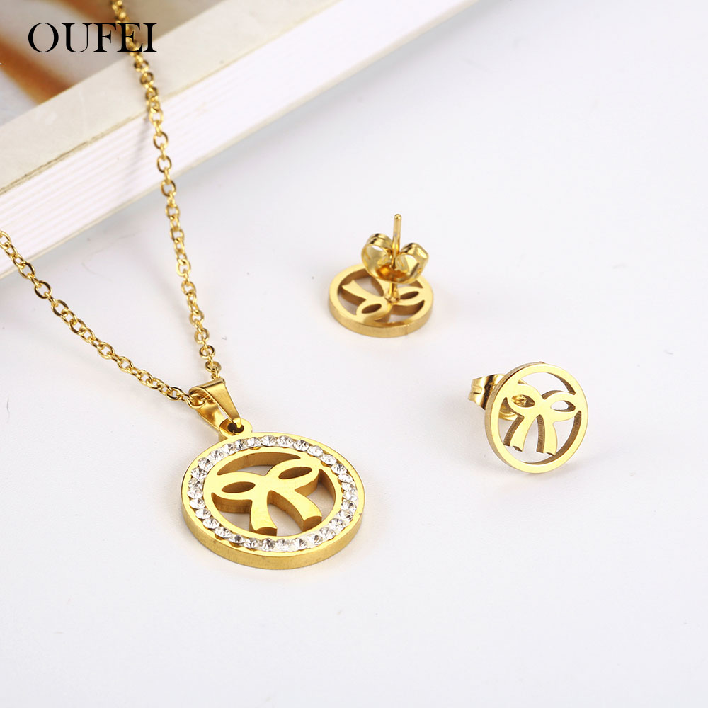 OUFEI Stainless Steel Jewelry  - Women'S Fashion Vogue avaliação e preço